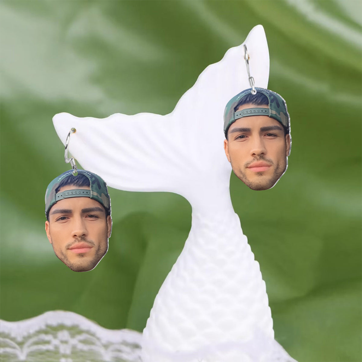 Personalized Photo Earrings - gift for wife, girlfriend, wife - Personalized Earrings