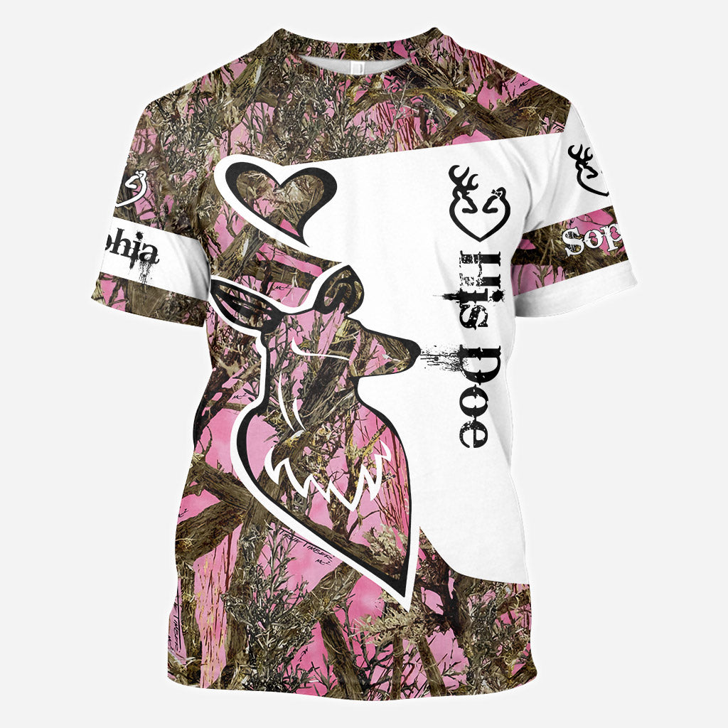 His Buck Her Doe - Personalized Hunting All Over Shirt