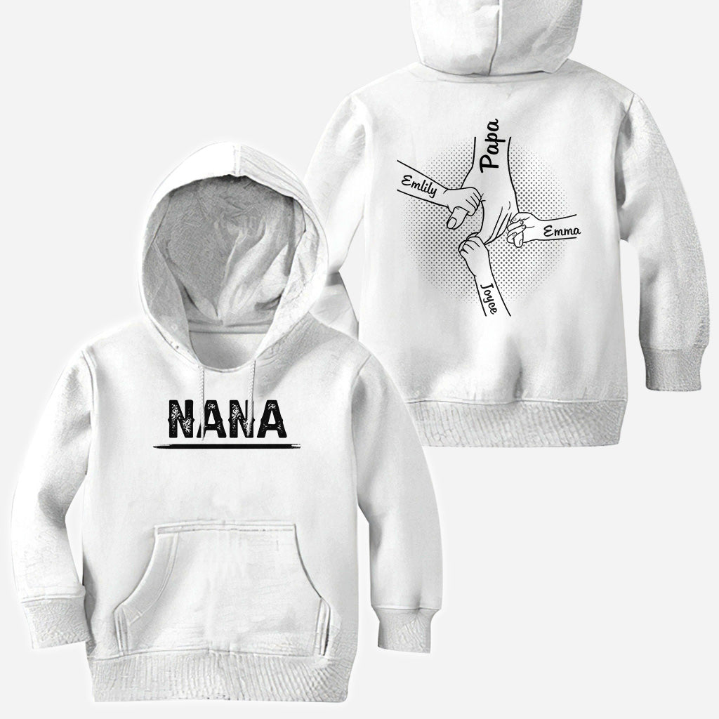 Hand in Hand I Will Always Protect You - Personalized Family All Over Shirt