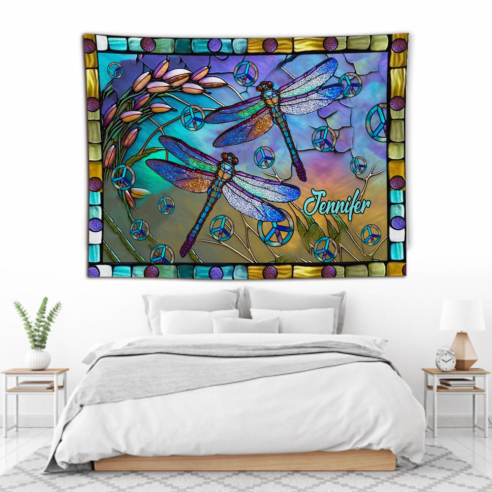 Âme Hippie - Tapisserie murale hippie personnalisée