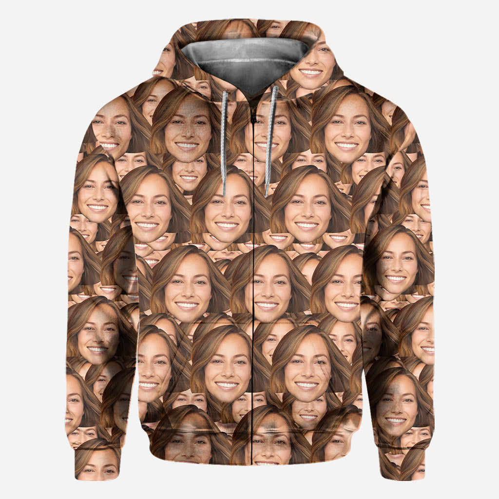Custom Face Pattern - Personalized All Over Shirt