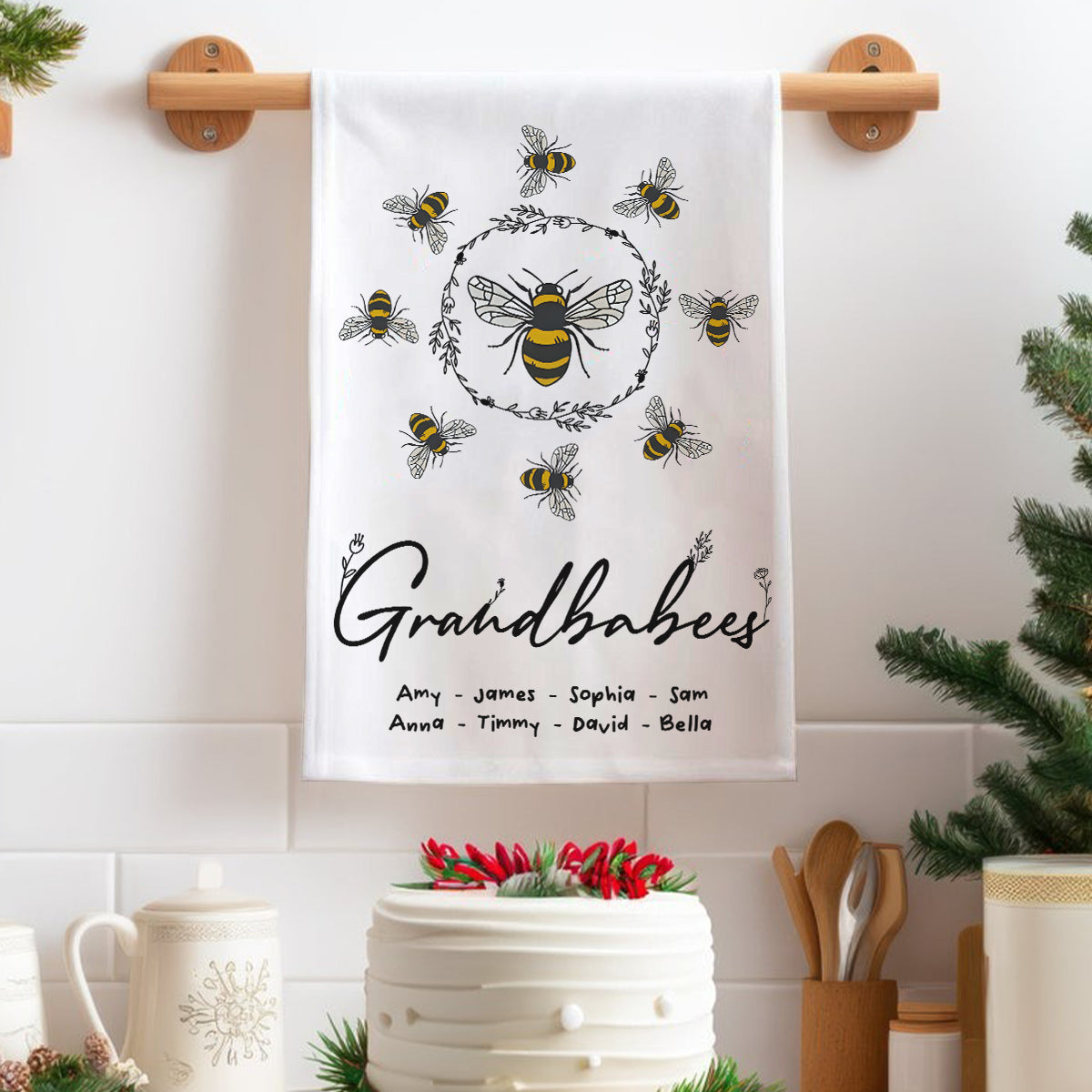 Grandbabees – Personalisiertes Oma-Handtuch