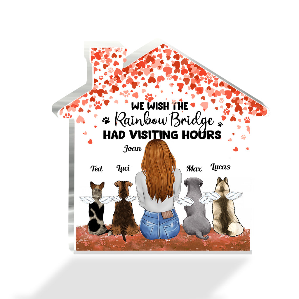 Forever In My Heart - Dog gift for who lose dog - Personalized Custom Shaped Acrylic Plaque