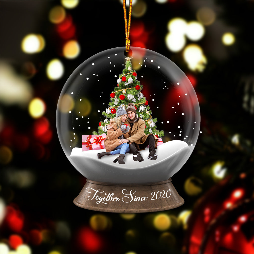 Together Since - Personalized Couple Transparent Ornament