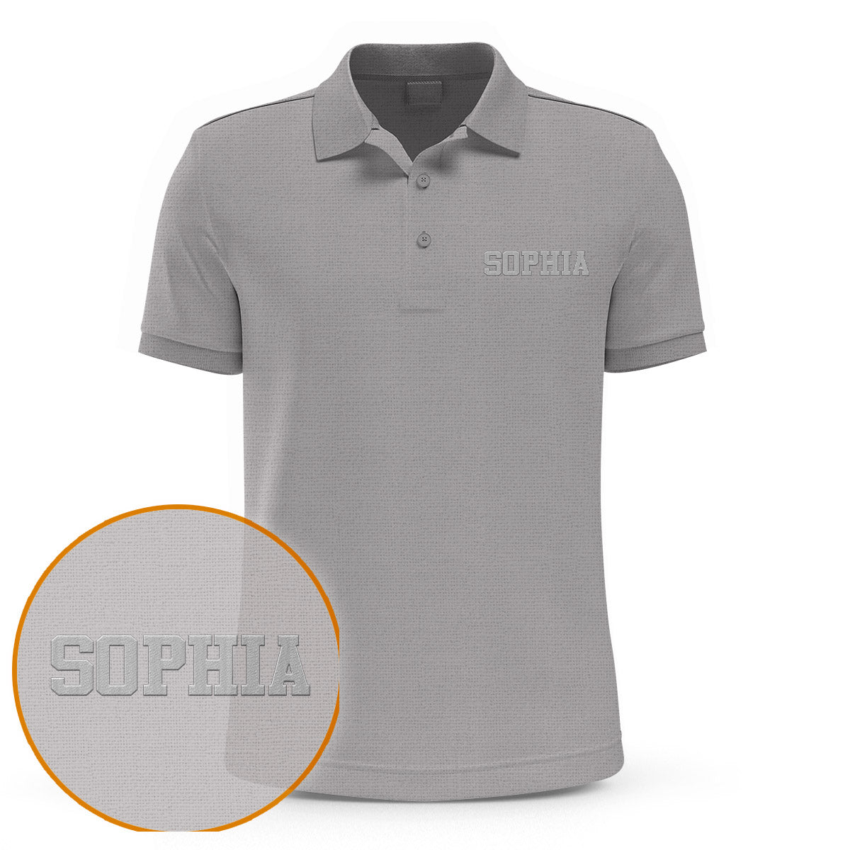Personalisiertes Poloshirt mit Stickerei für Tante – Individueller Name
