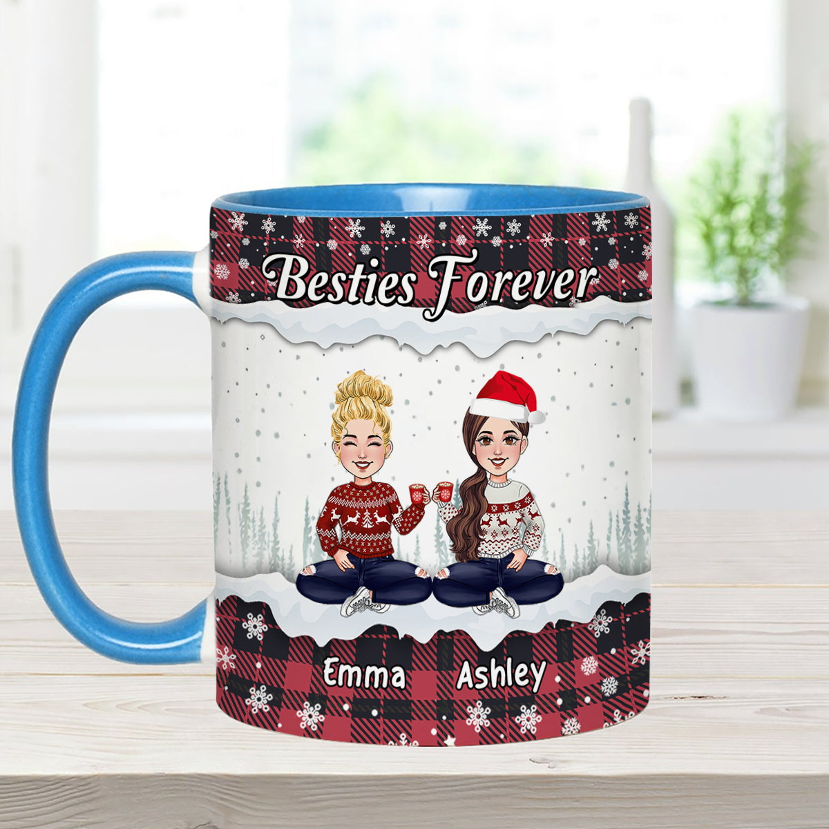 Meilleures amies pour toujours - Mug personnalisé « Meilleure amie »