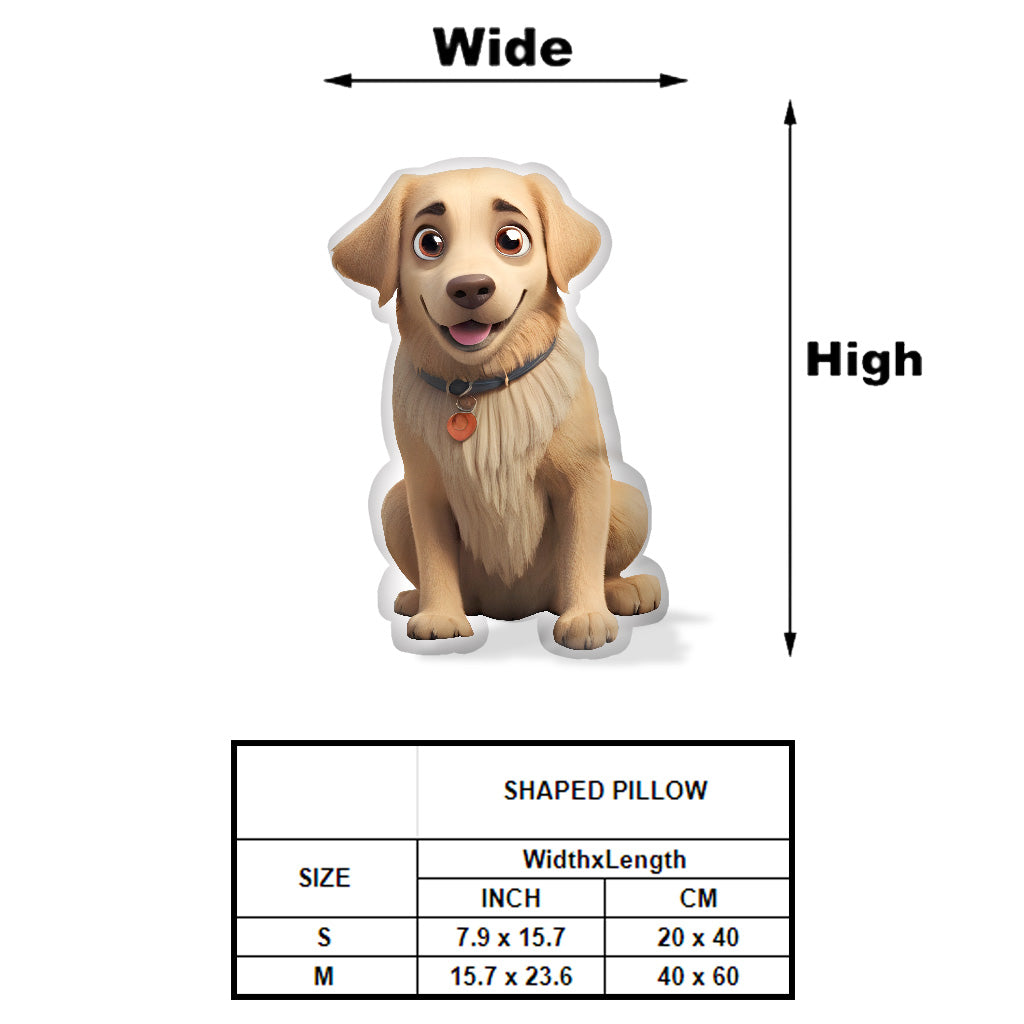 Niedliches Haustierkissen – personalisiertes Kissen in Hundeform
