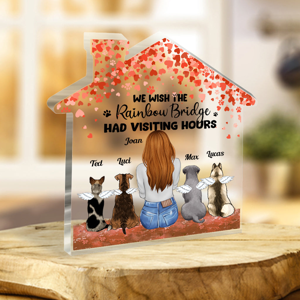 Forever In My Heart - Dog gift for who lose dog - Personalized Custom Shaped Acrylic Plaque