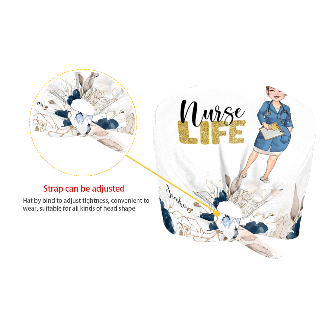 Registered - Personalized Nurse Scrub Cap