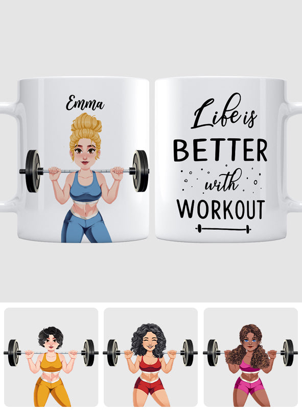 Das Leben ist besser mit Sport – personalisierter Fitnessbecher
