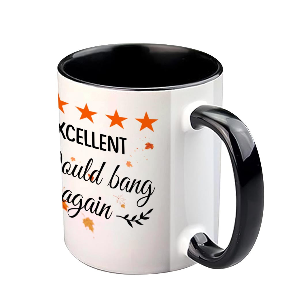 Excellent Would Bang Again - Personalized Couple Accent Mug