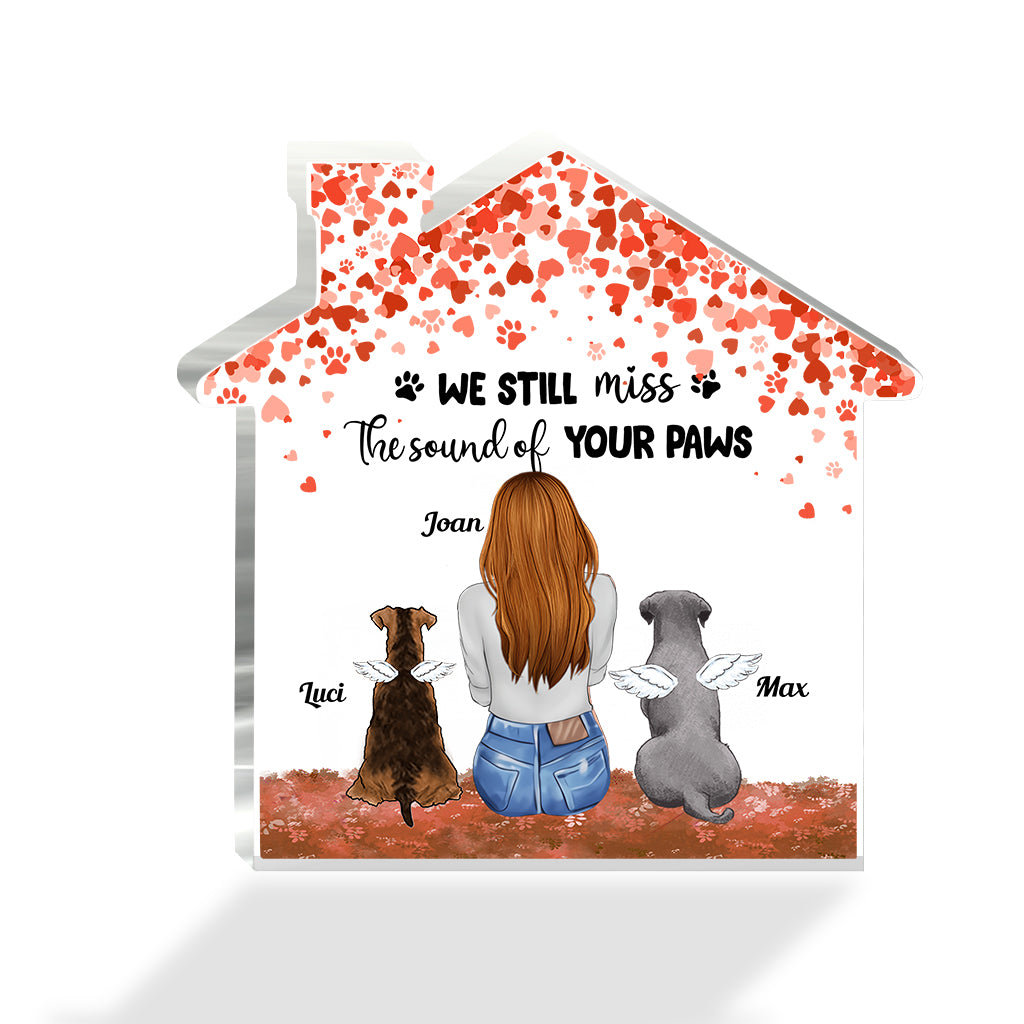 Forever In My Heart - Dog gift for who lose dog - Personalized Custom Shaped Acrylic Plaque