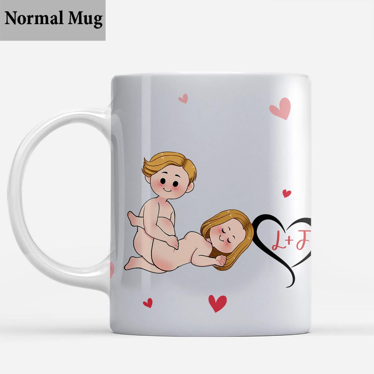 I Like His Beard I Like Her Butt - Personalized Couple Mug