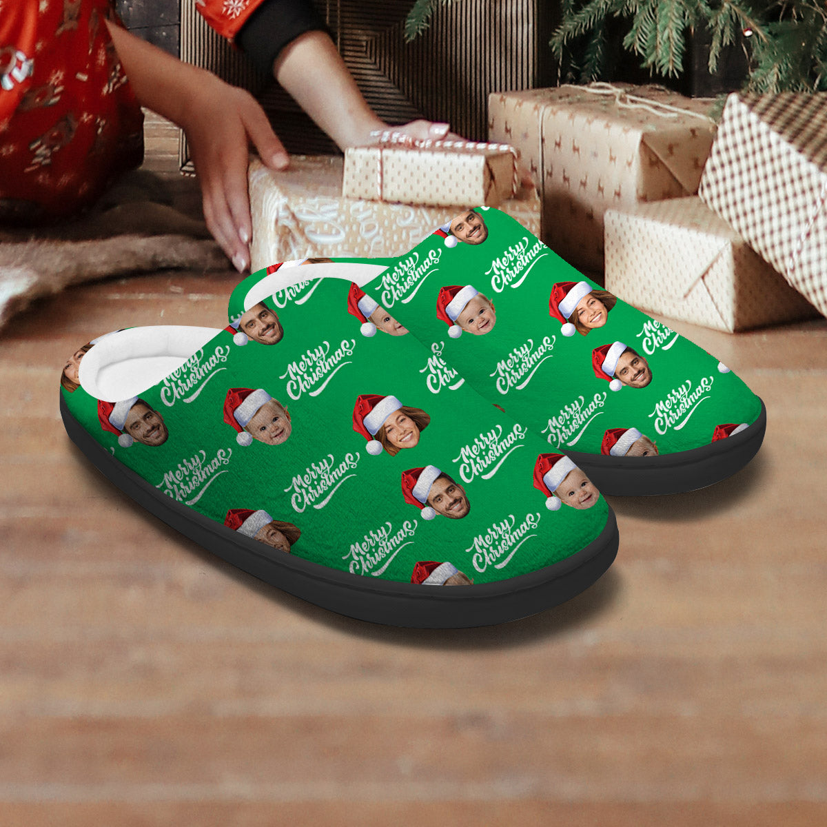 Custom Photo Slippers - gift for anyone, cat lover, dog lover - Personalized Slippers