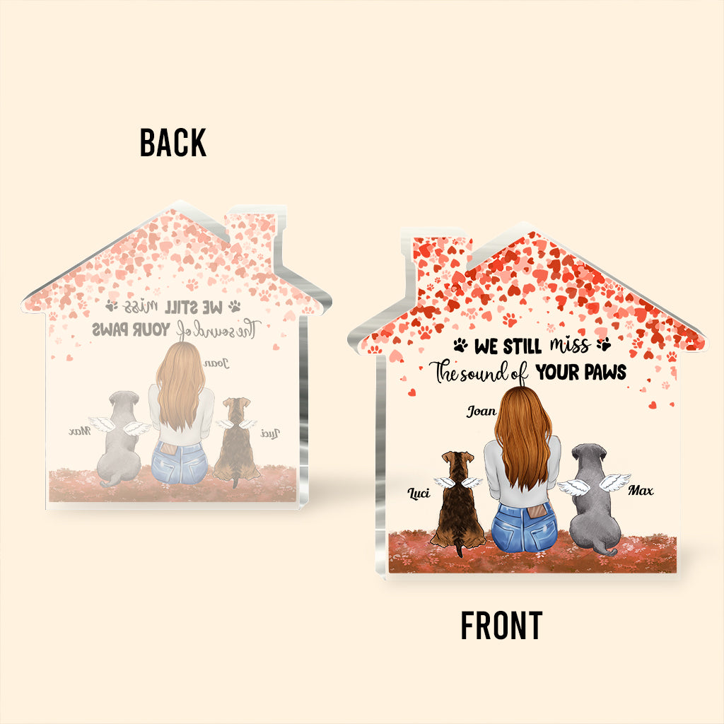 Forever In My Heart - Dog gift for who lose dog - Personalized Custom Shaped Acrylic Plaque