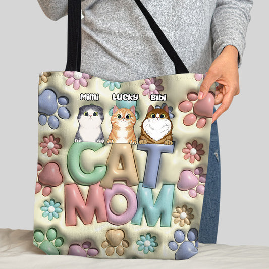 Maman Chat - Sac fourre-tout personnalisé pour chat