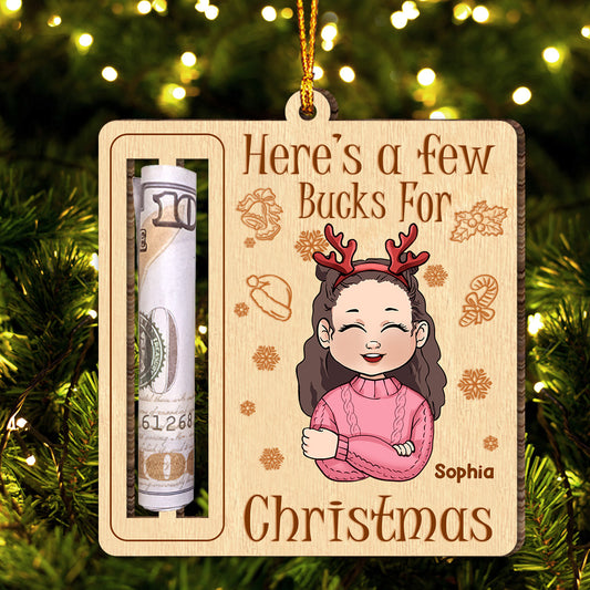 Few bucks for Christmas - Gift for grandma - Personalized Ornament