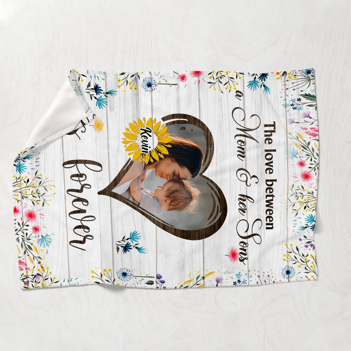If We Had A Flower - Personalized Mother Blanket