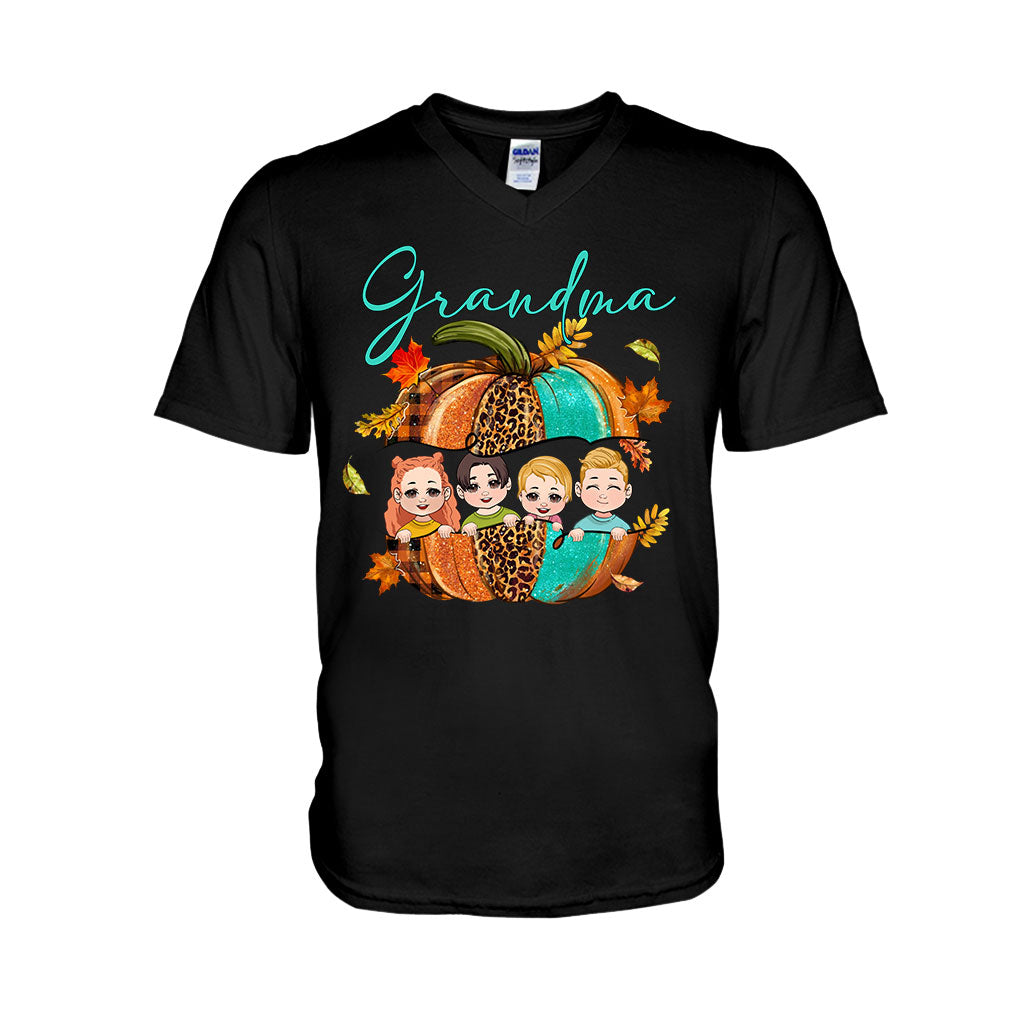 Oma – Personalisiertes Thanksgiving-T-Shirt und Hoodie
