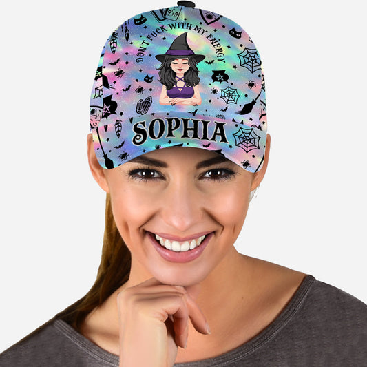 Don't F With My Energy - Personalized Witch Classic Cap