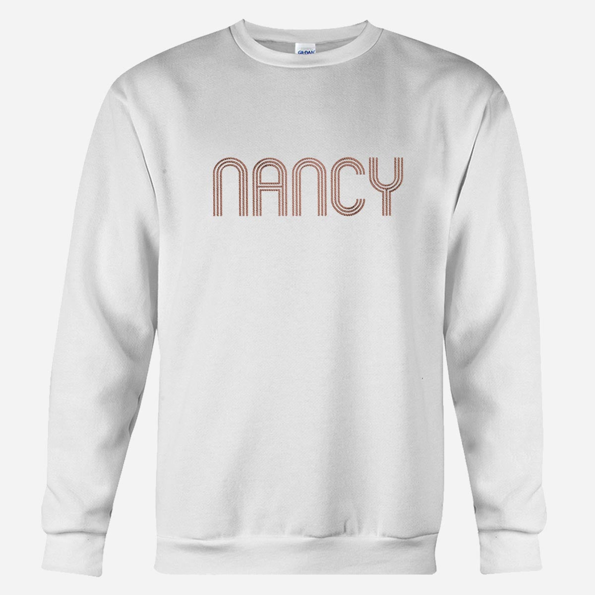 Custom Name - Personalized Step Dad Embroidered Sweater