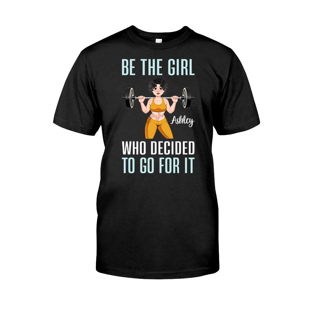 Sie hat sich dazu entschlossen, es zu wagen – personalisiertes Fitness-T-Shirt und Hoodie