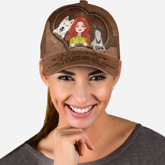 Quelle belle chose ! Casquette classique personnalisée avec motif cheval