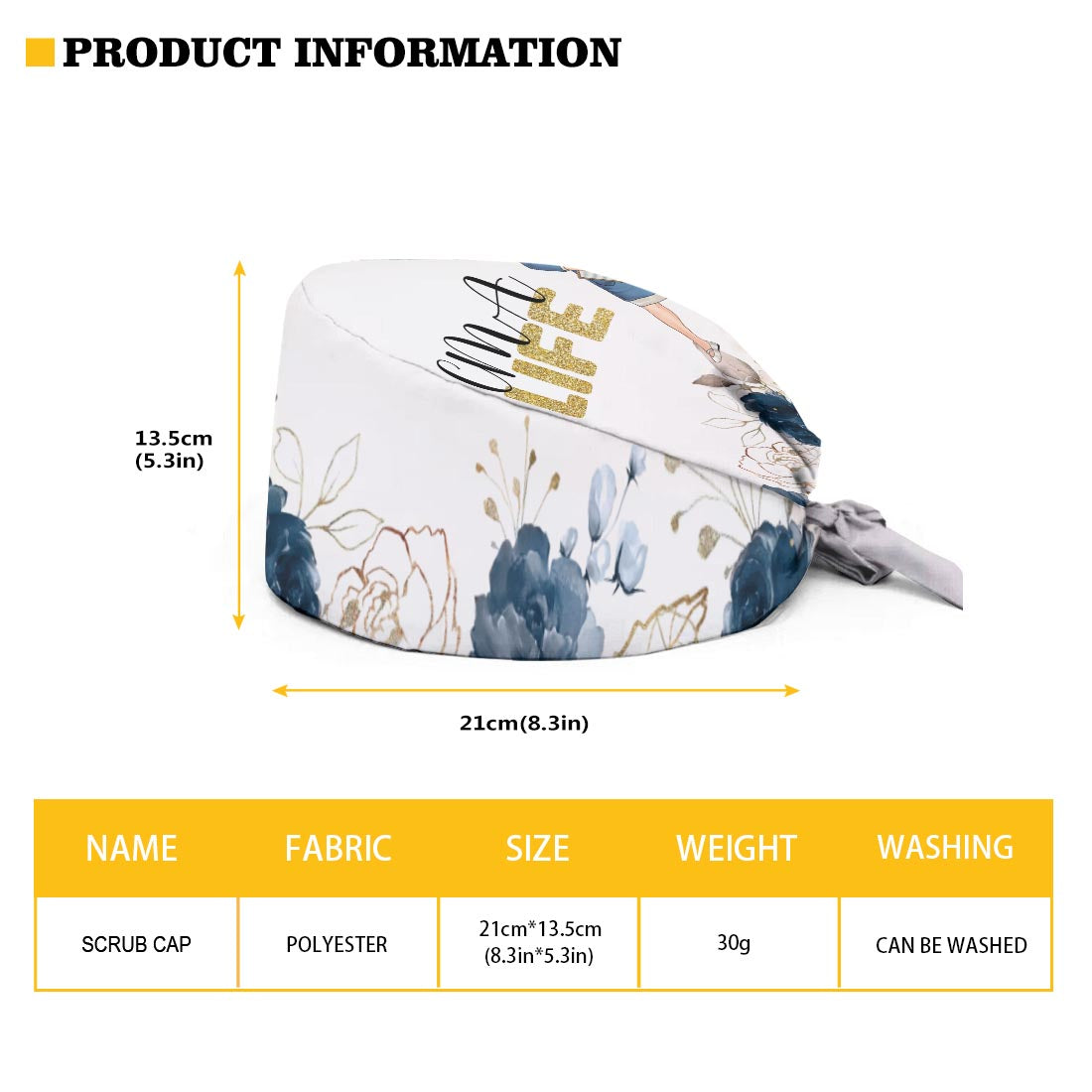 Registered - Personalized Nurse Scrub Cap