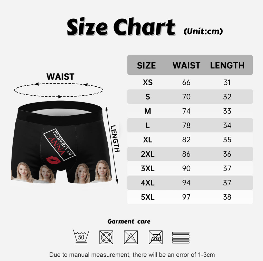 Property - Personalized Couple Men’s Boxer Briefs