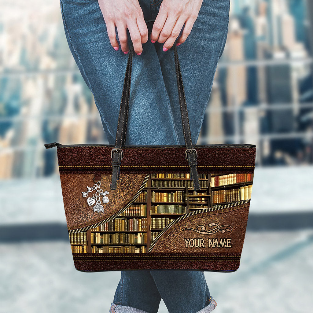 Bibliothek – Personalisierte Ledertasche für Bibliothekare