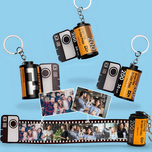 Ich habe mit Legenden zusammengearbeitet – Geschenk für Kollegen – Personalisierter Filmrollen-Schlüsselanhänger