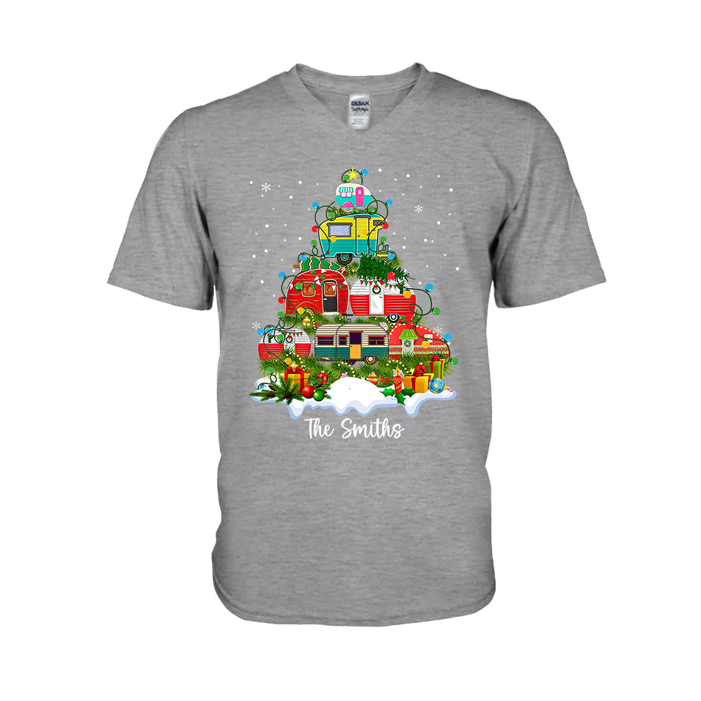 Joyeux Noël au camping ! - T-shirt et sweat à capuche personnalisés pour le camping