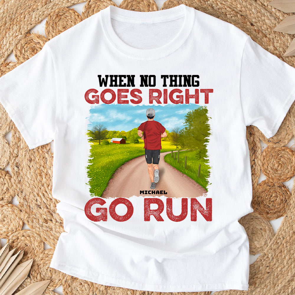 La vie est plus belle en chaussures de course - T-shirt et sweat à capuche de course personnalisés