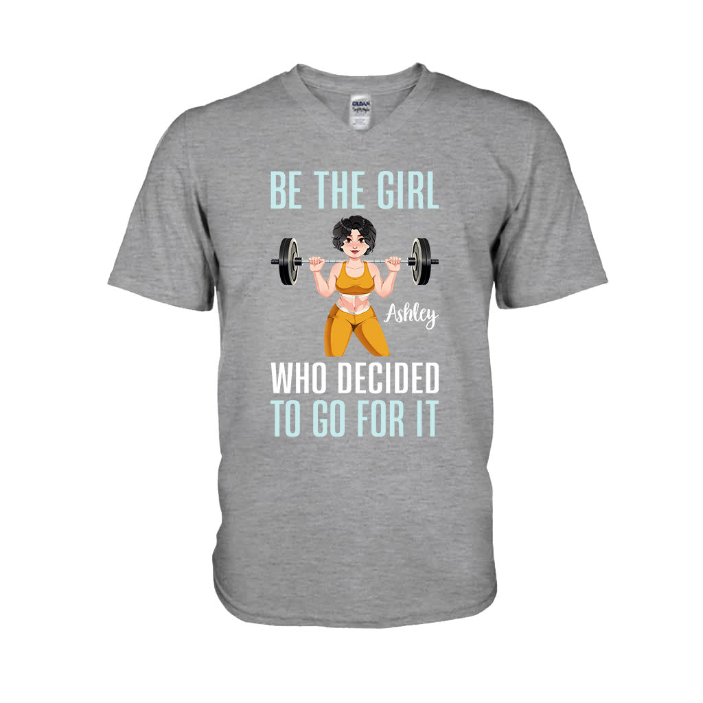 Sie hat sich dazu entschlossen, es zu wagen – personalisiertes Fitness-T-Shirt und Hoodie