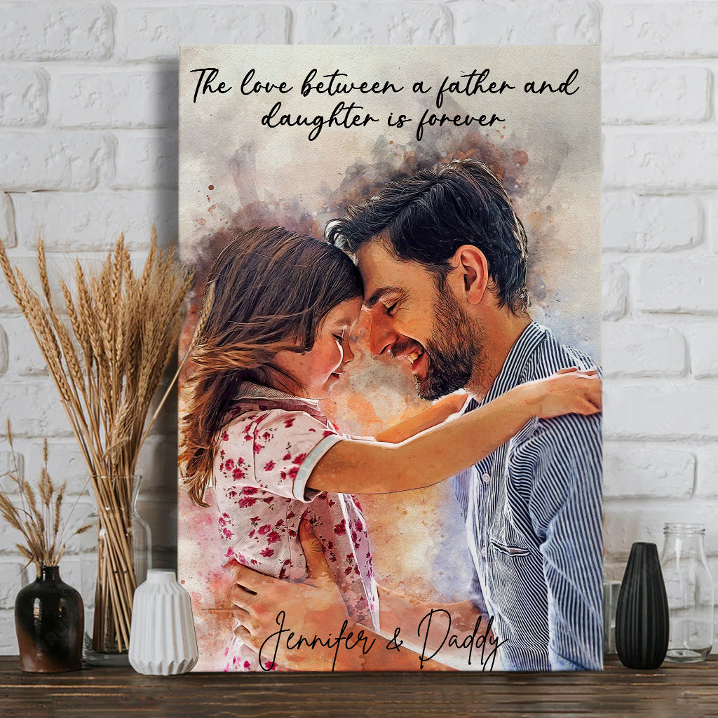 Best Dad Ever - Personalized Father Canvas And Poster