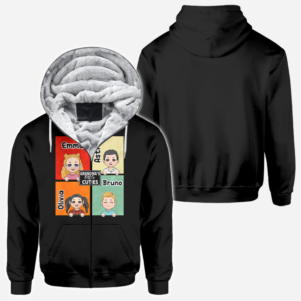 Les petits chouchous de grand-mère - Cadeau pour grand-mère, tante - T-shirt personnalisé intégral
