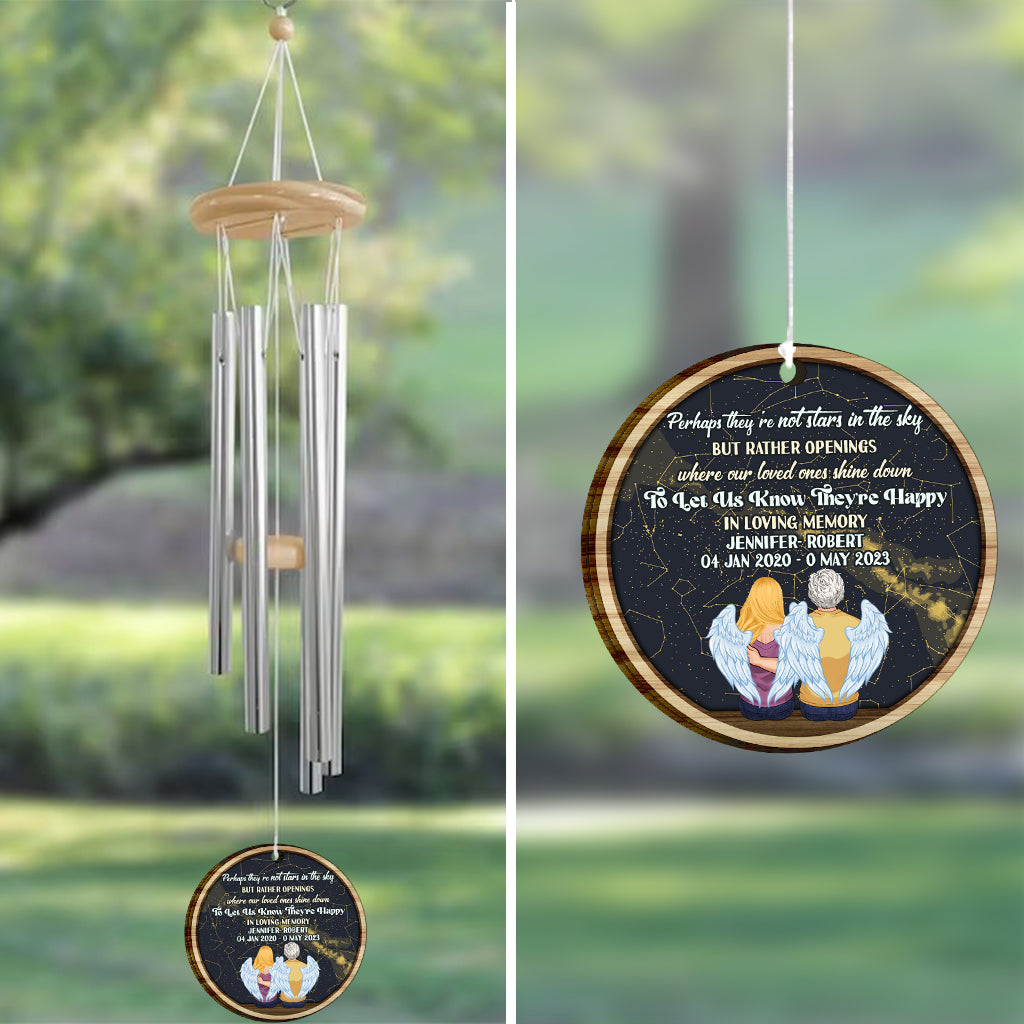 When I Look At The Stars - Personalized Memorial Wind Chime