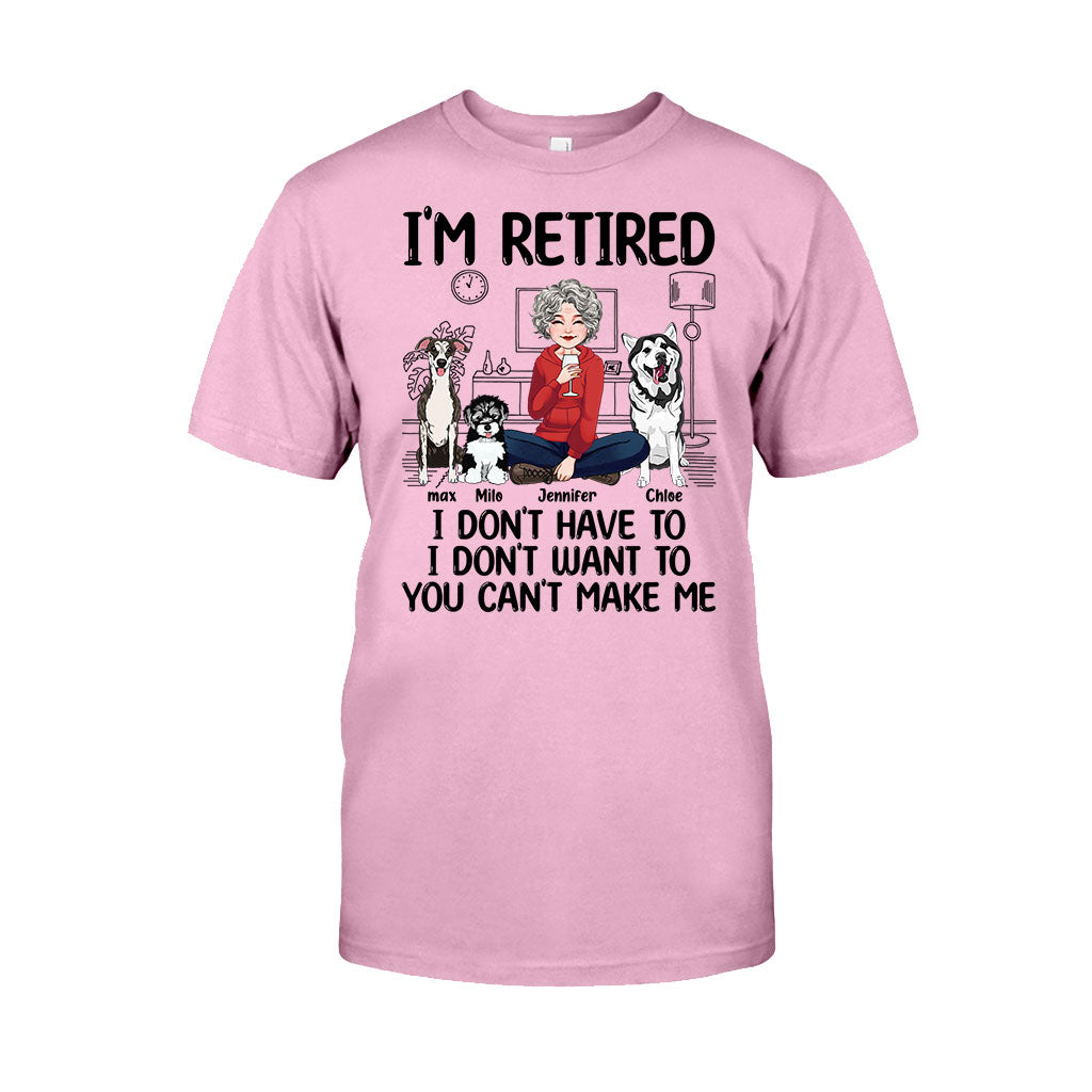 Ich bin im Ruhestand – Personalisiertes Rentner-T-Shirt & Hoodie