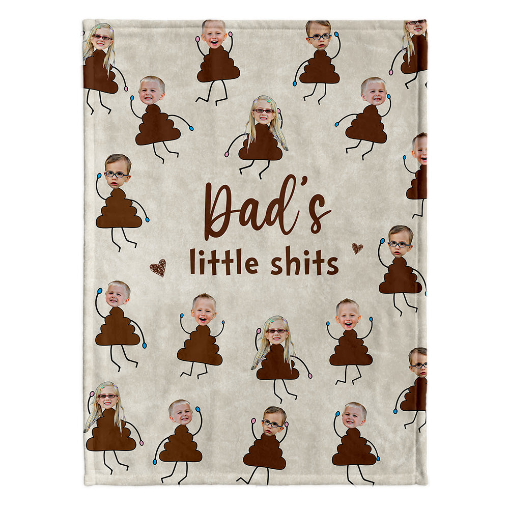 Grandma's Little Cuties - Gift for grandma, mom, dad, grandpa - Personalized Blanket