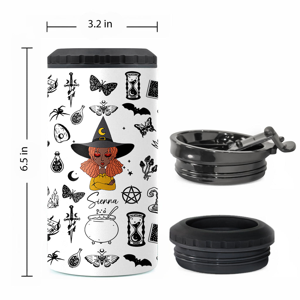 Buckle Up Buttercup - Personalized Witch Can Cooler