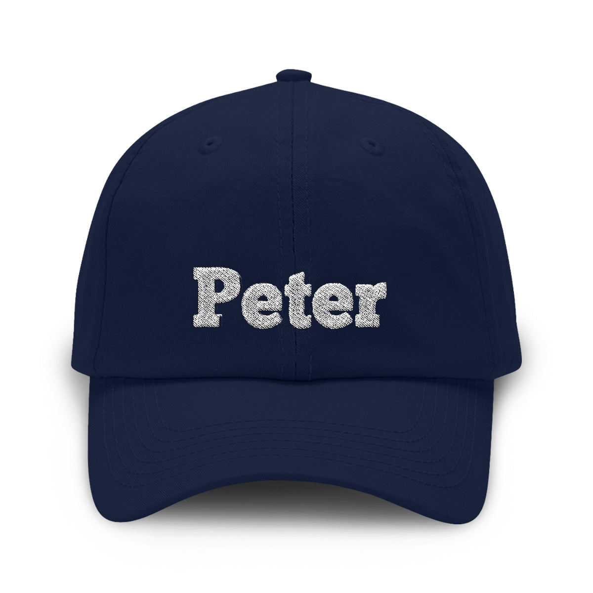 Casquette classique brodée personnalisée avec nom - Nom personnalisé pour fils