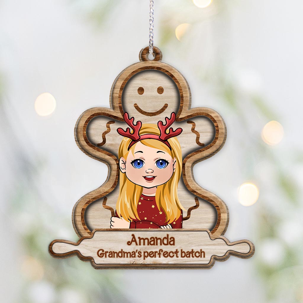 Grandma's Perfect Batch - Personalized Grandma Ornament