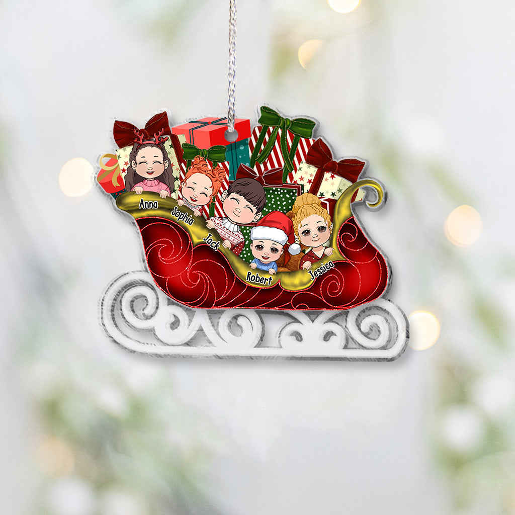 Our Grandkids - Personalized Grandma Transparent Ornament