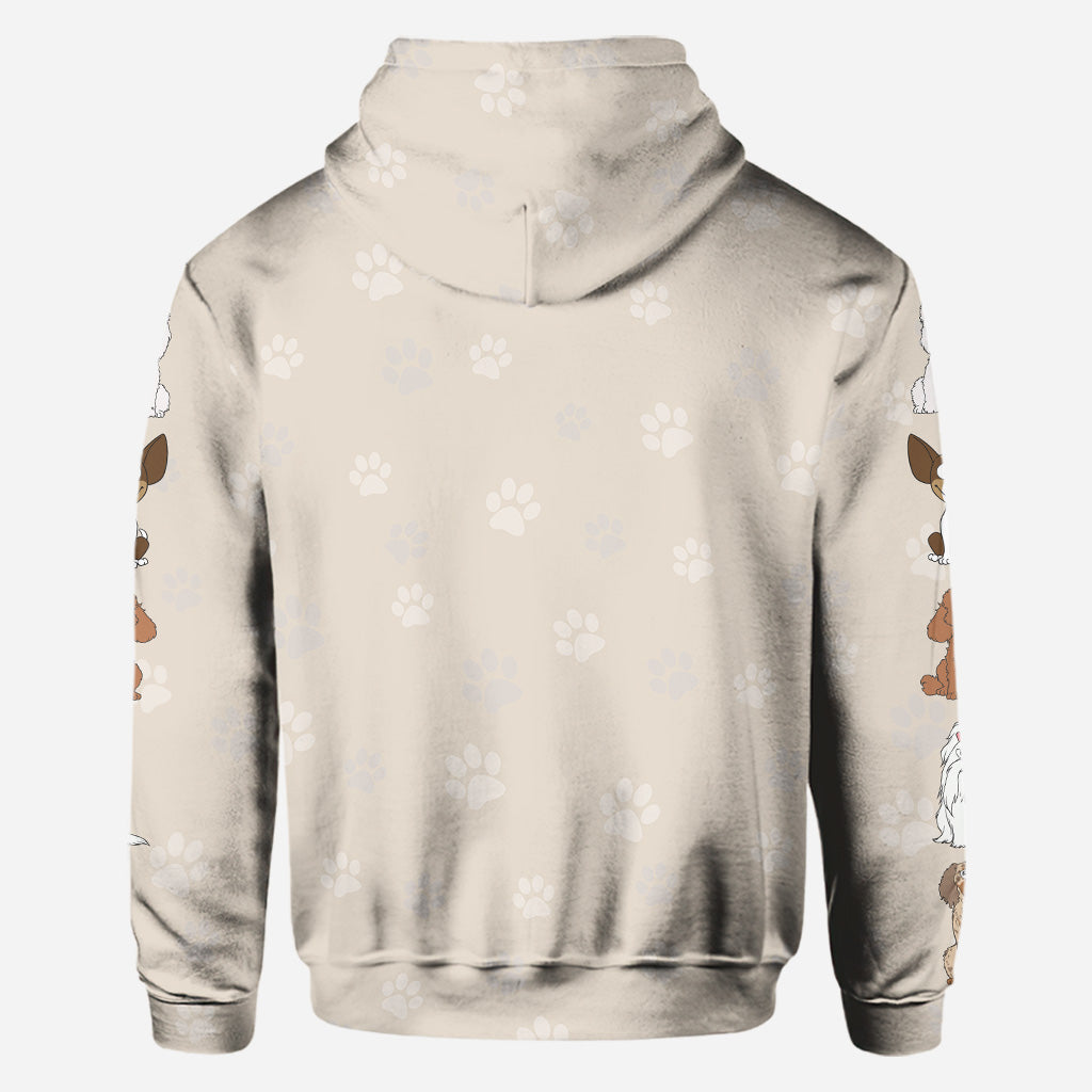 Hundemama/Katzenmama/Fellmama/Hundepapa/Katzenpapa... - Personalisiertes T-Shirt mit Hundemotiv