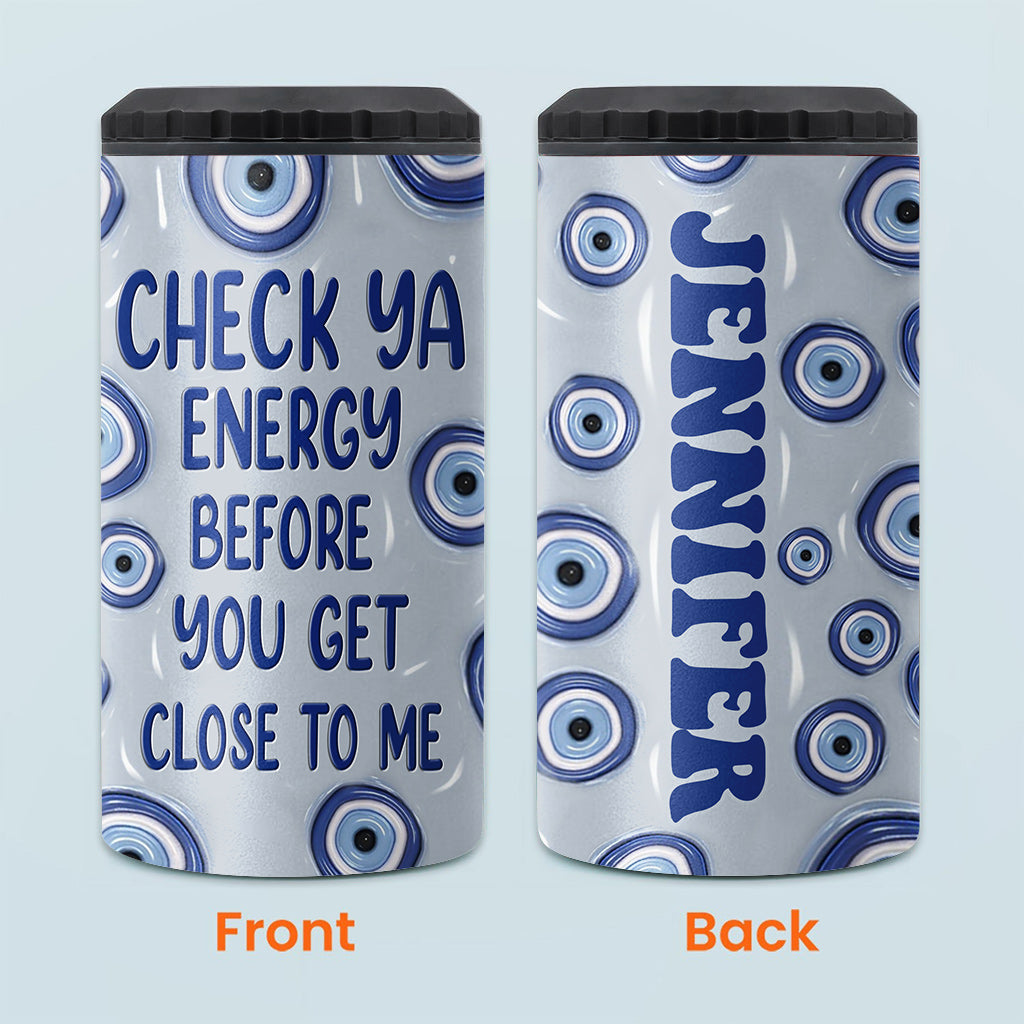 Check Ya Energy - Personalized Witch Can Cooler