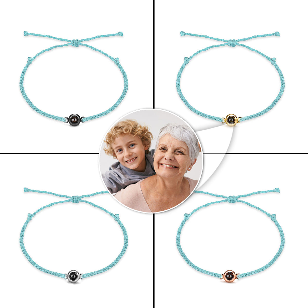 Liebling - Personalisiertes Enkel-Projektionsarmband