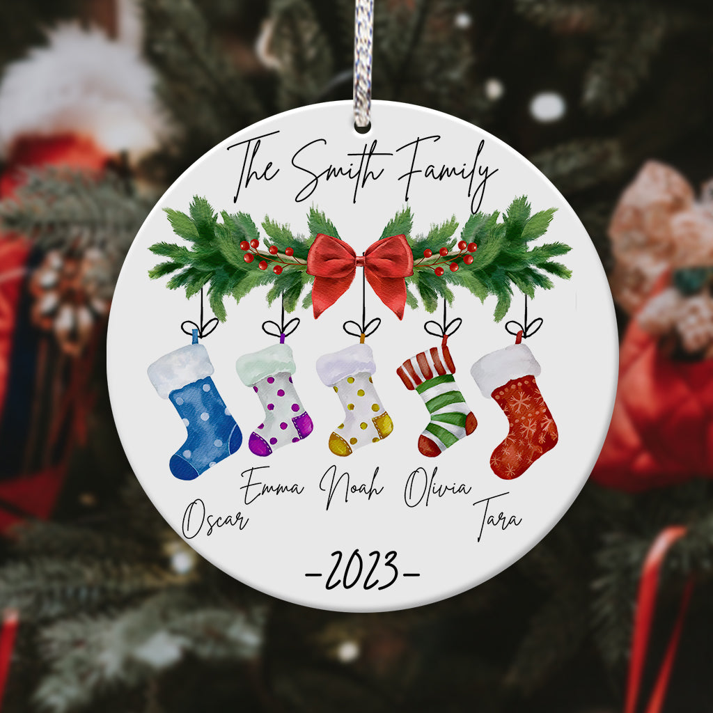 Strumpf-Familie – Personalisierter Familienschmuck