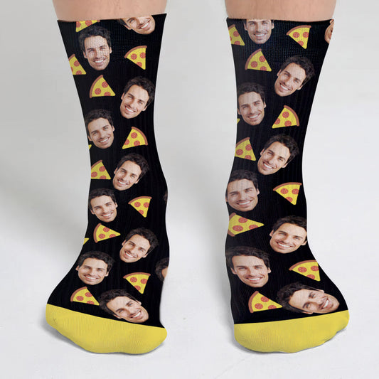 Lustiges Symbolmuster – Personalisierte Onkel-Socken