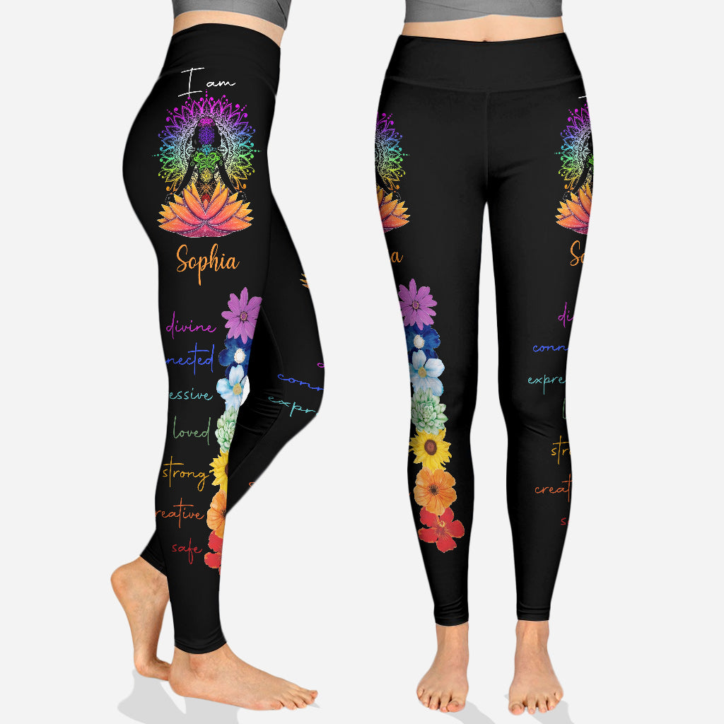 Namaste – Personalisierte Yoga-Leggings