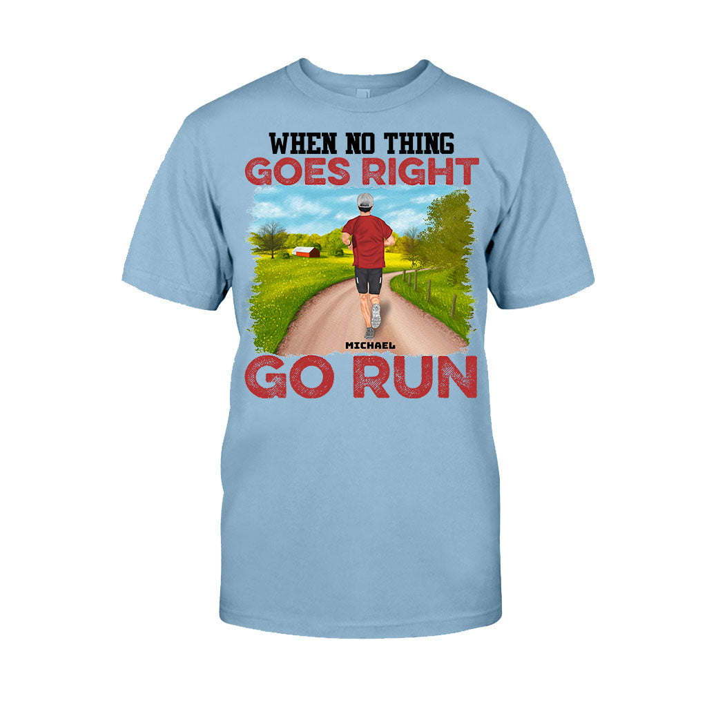 La vie est plus belle en chaussures de course - T-shirt et sweat à capuche de course personnalisés